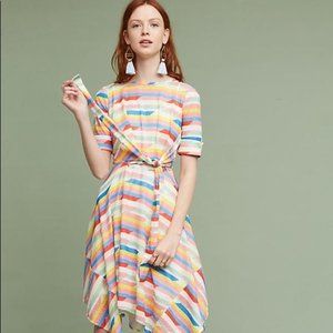 Rainbow Anthropologie Dress - Like New. Size 10